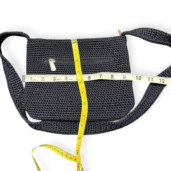 THE SAK Black Crochet Crossbody Shoulder Bag - Picture 4 of 8